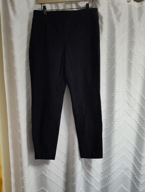 Charter Club Black Petite Classic Fit Pants